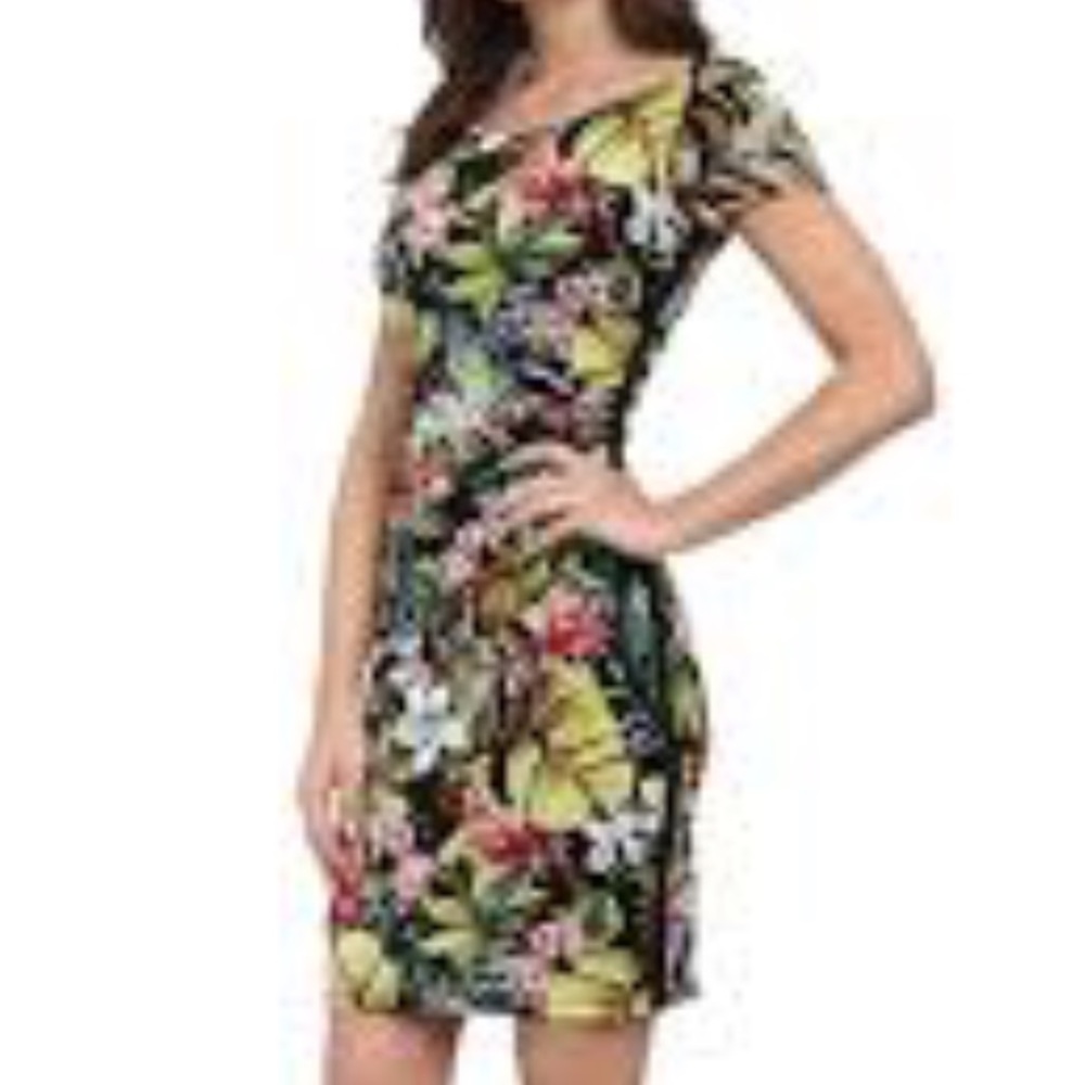 Donna Morgan size 6 bodycon tropical dress